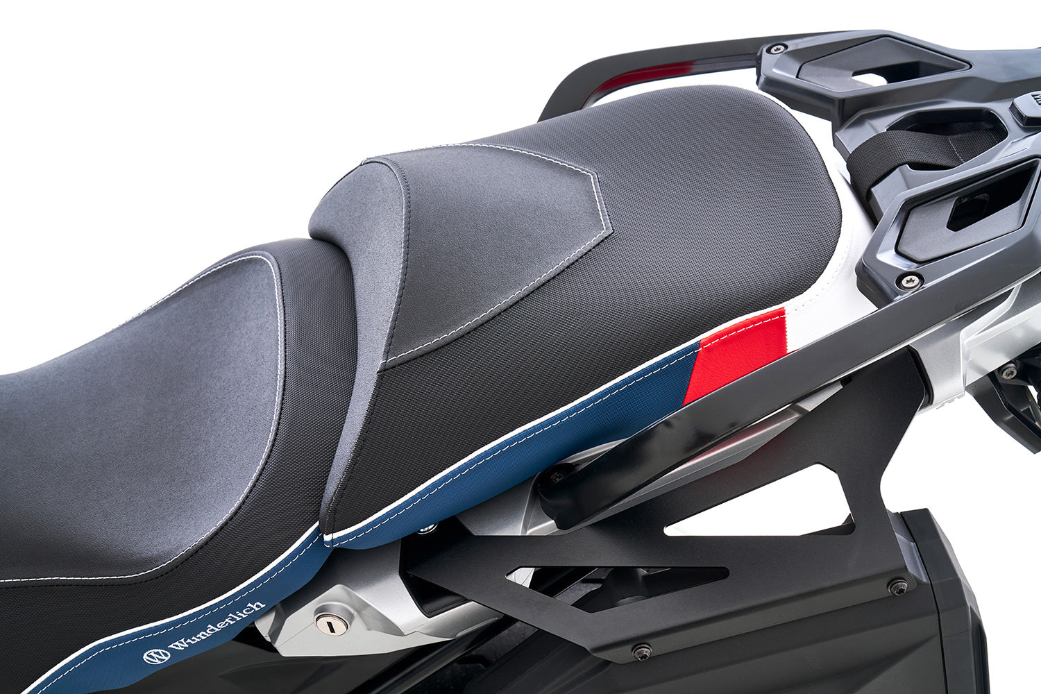Wunderlich Passenger Seat Aktivkomfort Standard | Black | BMW R 1200 GS - Pyramid Motorcycle Accessories