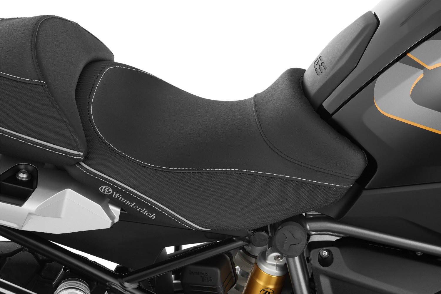 Wunderlich Rider Seat Aktivkomfort with Aftermarket Heating Standard | Black | BMW R 1250 R - Pyramid Motorcycle Accessories
