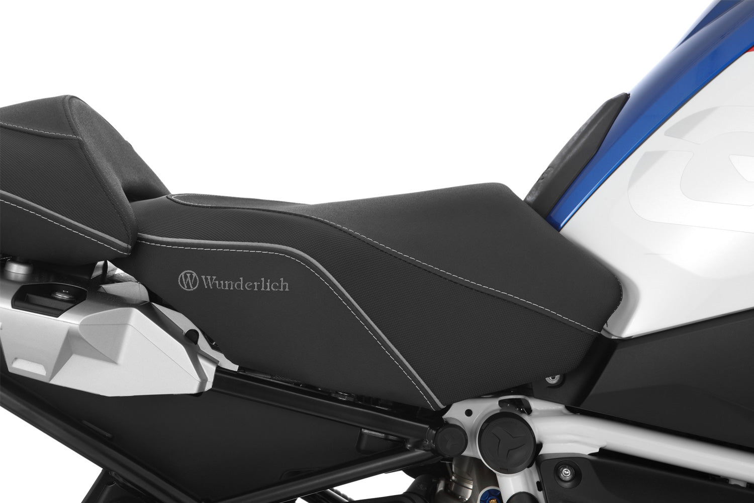 Wunderlich Rider Seat Aktivkomfort with Aftermarket Heating High | Black | BMW R 1250 GS Adventure - Pyramid Motorcycle Accessories