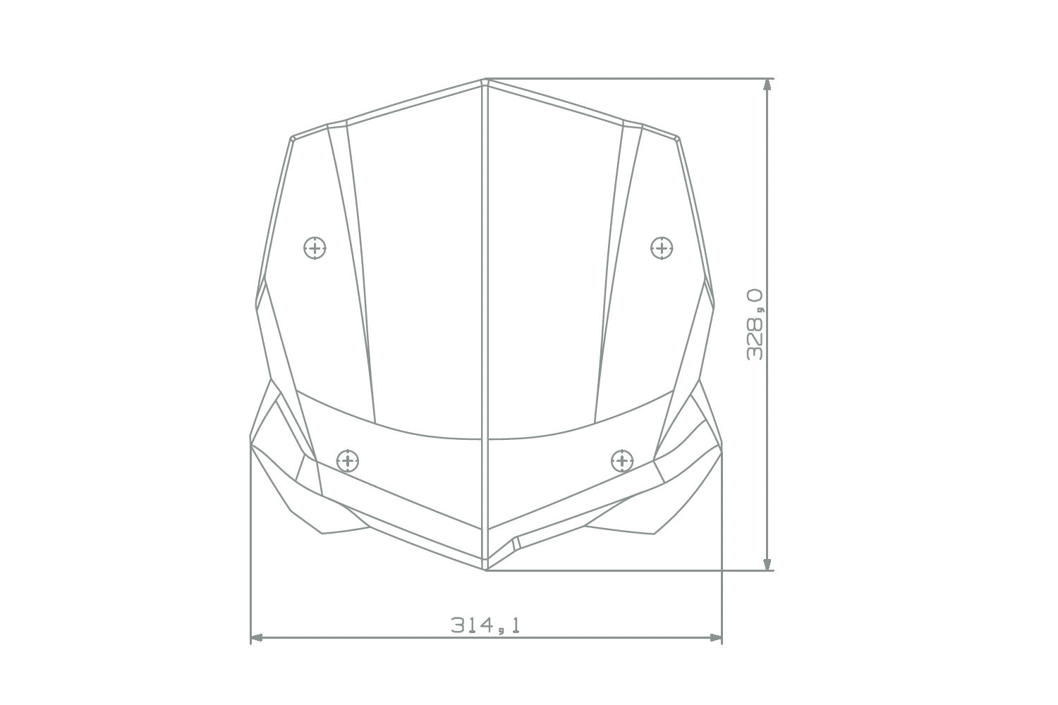 Wunderlich Windshield Flowjet | Rallye-Hp-Edition - Pyramid Motorcycle Accessories