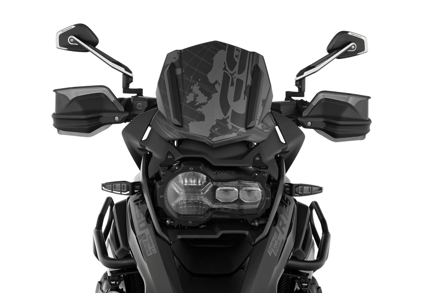 Wunderlich Windshield For Headlamp Fairing | Light Smoke | BMW R 12 G/S - Pyramid Motorcycle Accessories