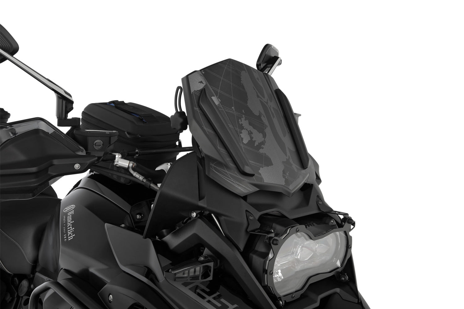 Wunderlich Windshield For Headlamp Fairing | Light Smoke | BMW R 12 G/S - Pyramid Motorcycle Accessories