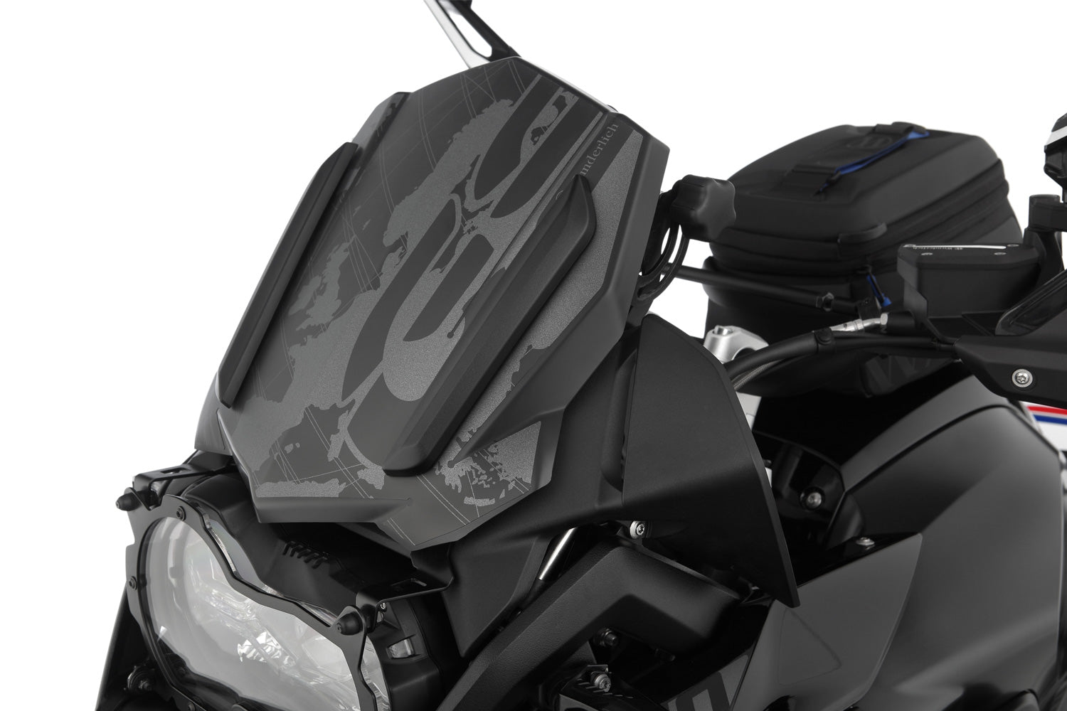 Wunderlich Windshield For Headlamp Fairing | Light Smoke | BMW R 12 G/S - Pyramid Motorcycle Accessories