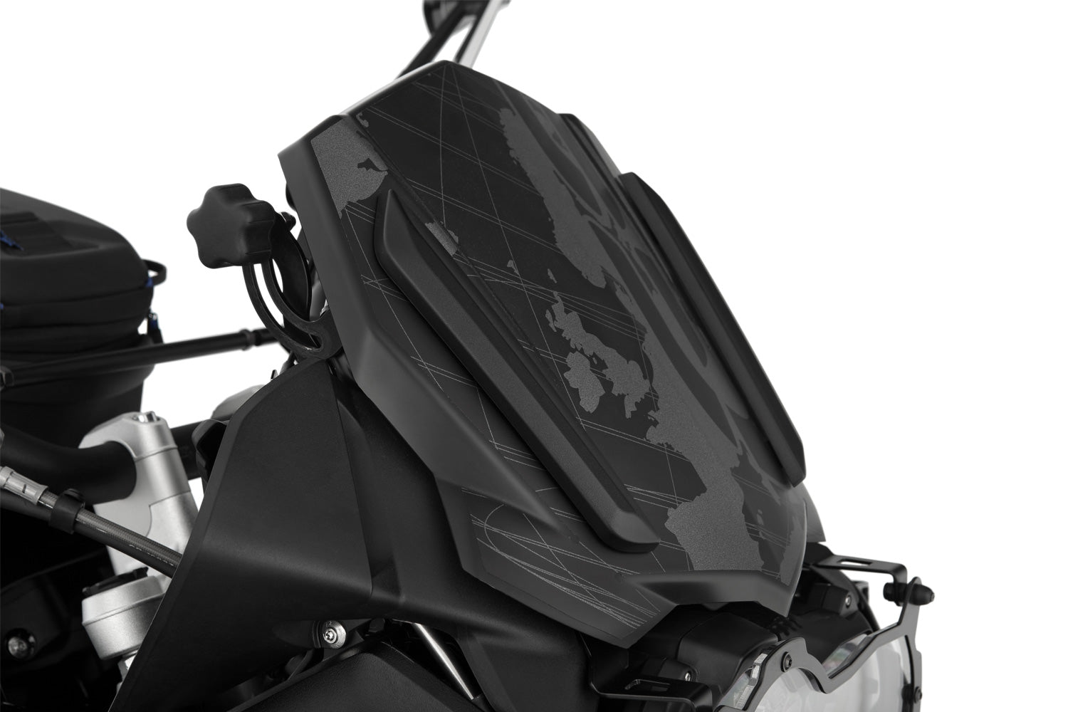 Wunderlich Windshield For Headlamp Fairing | Light Smoke | BMW R 12 G/S - Pyramid Motorcycle Accessories