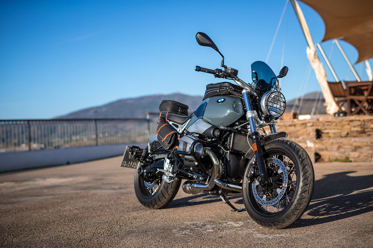 Wunderlich Leg Bag Belt | Black | BMW R nineT - Pyramid Motorcycle Accessories