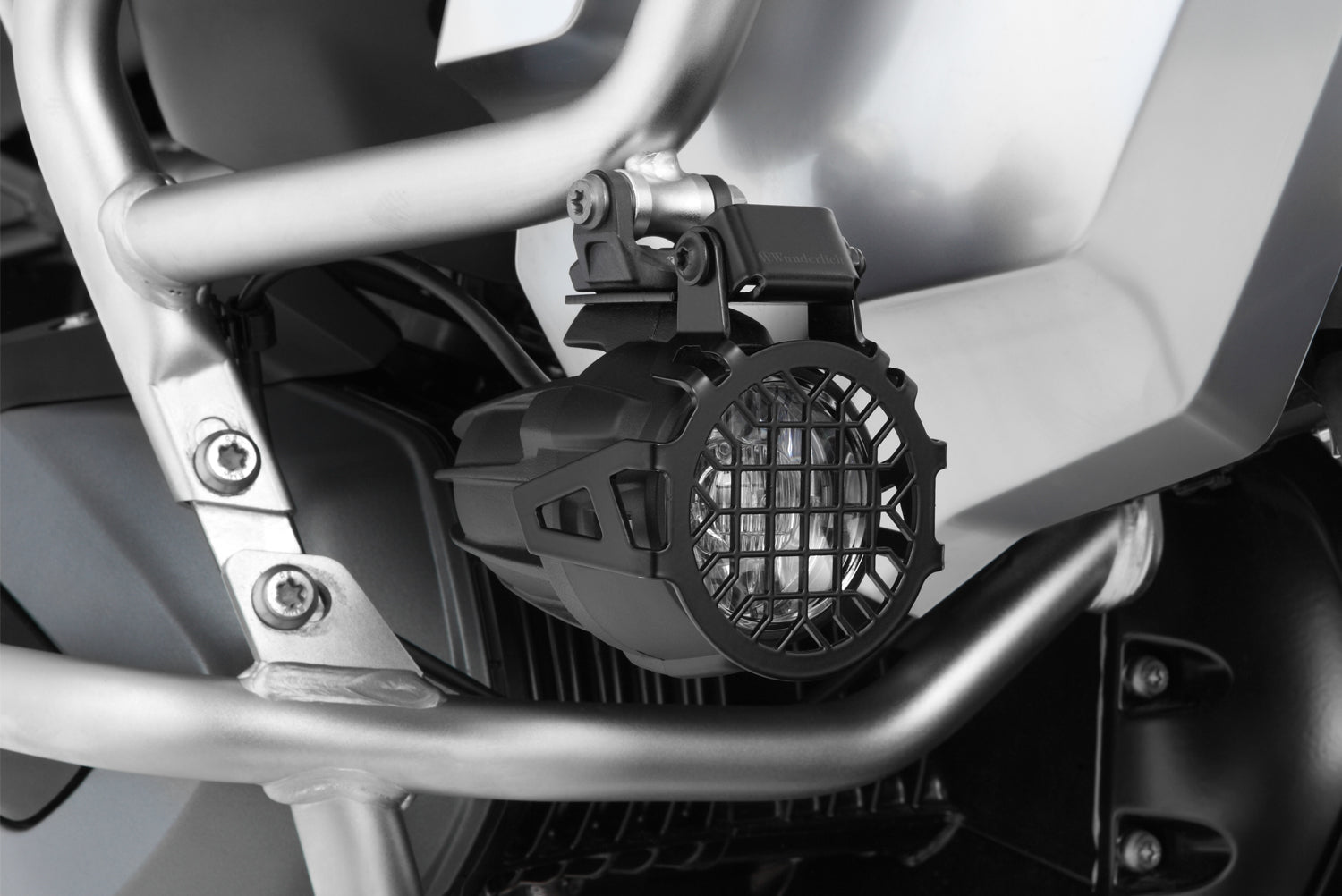 Wunderlich LED Auxiliary Lights Microflooter For Vehicle Mounting | Black - Pyramid Motorcycle Accessories