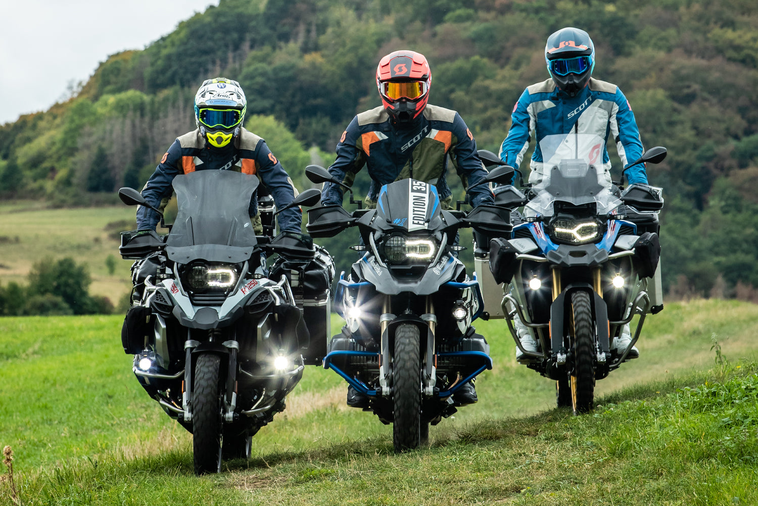 Wunderlich LED Auxiliary Lights Microflooter For Vehicle Mounting | Black - Pyramid Motorcycle Accessories