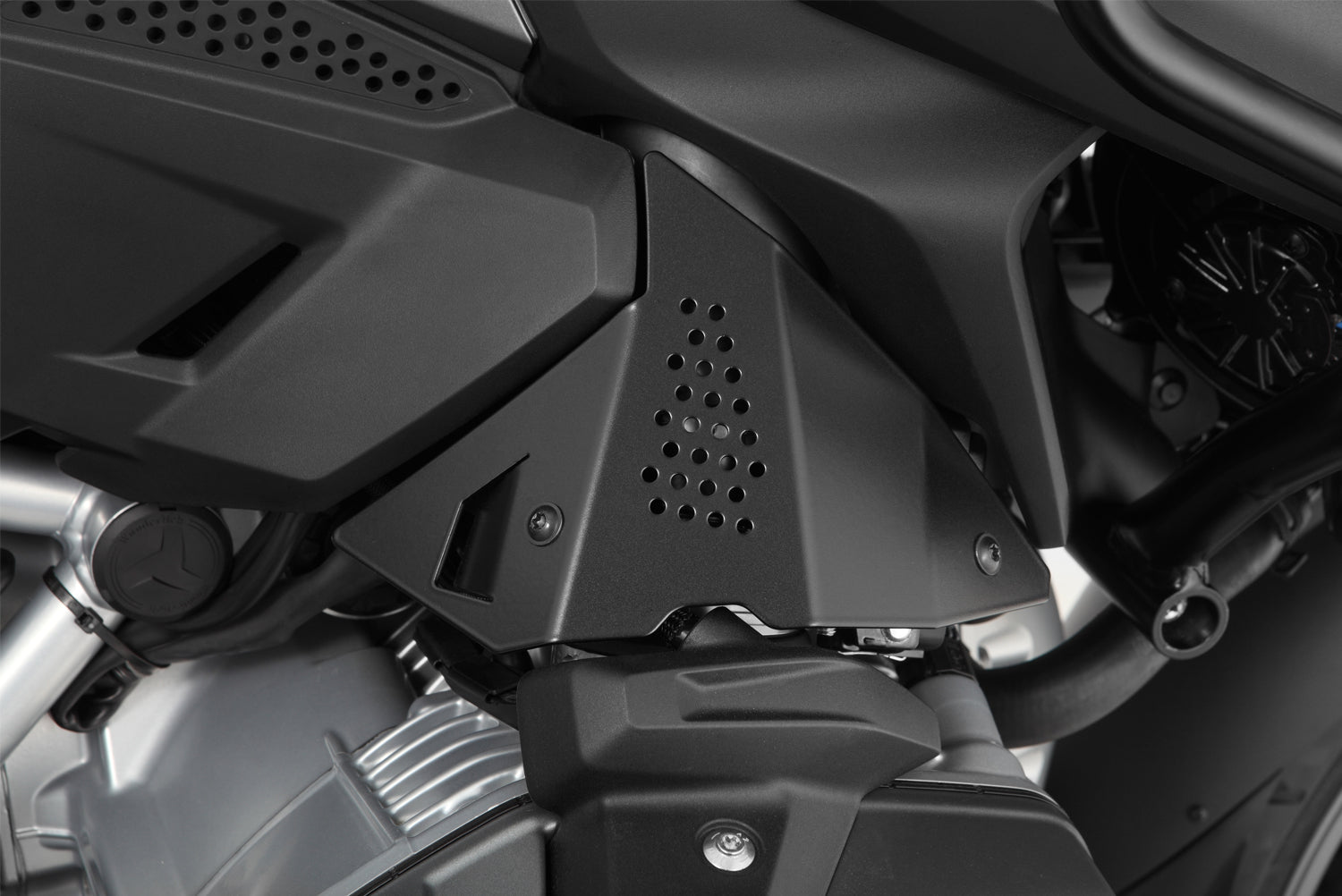 Wunderlich Fuel Injection System Cover Left | Black | BMW R 1250 GS - Pyramid Motorcycle Accessories