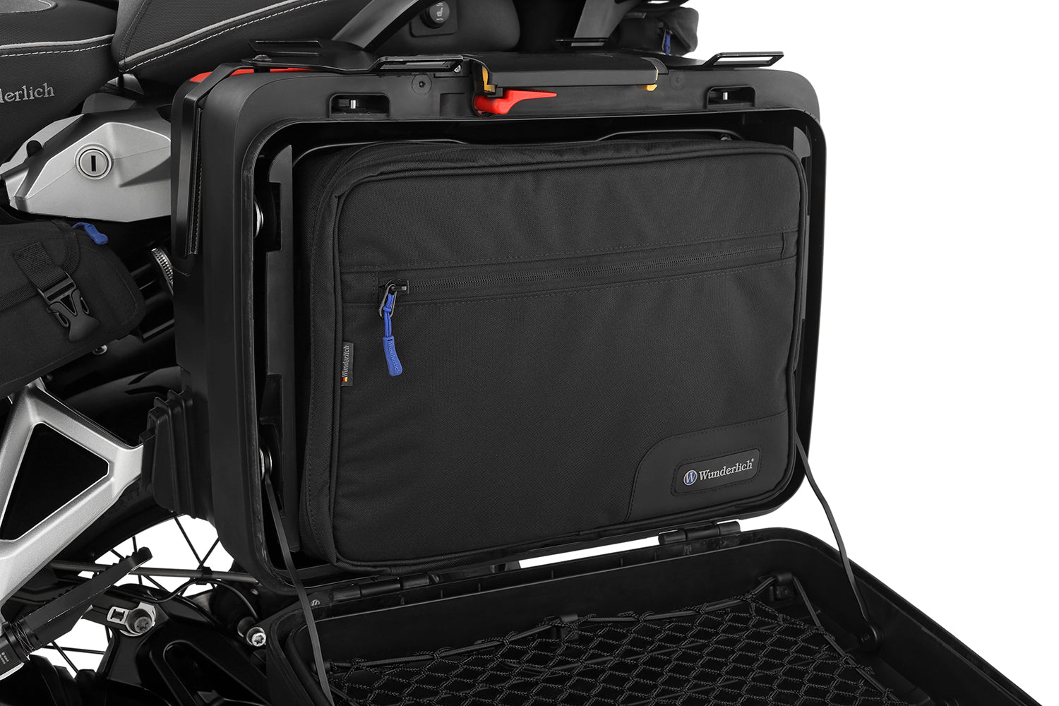 Wunderlich Vario Suitcase Inner Pocket Piece | Black | BMW R 1300 GS - Pyramid Motorcycle Accessories