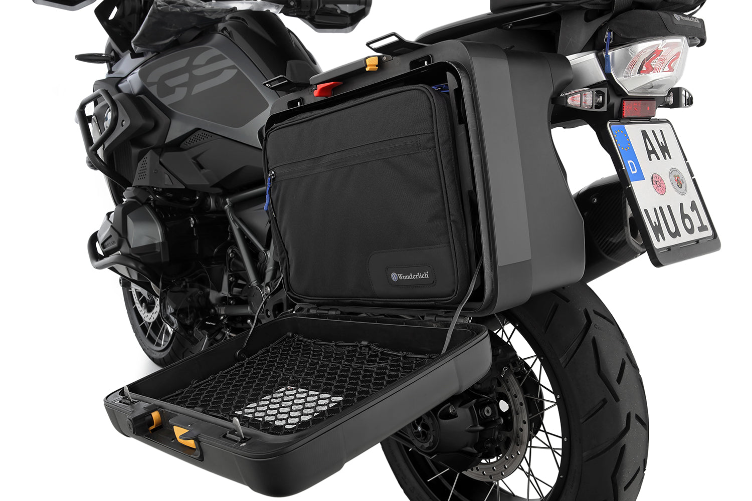 Wunderlich Vario Suitcase Inner Pocket Piece | Black | BMW R 1300 GS - Pyramid Motorcycle Accessories