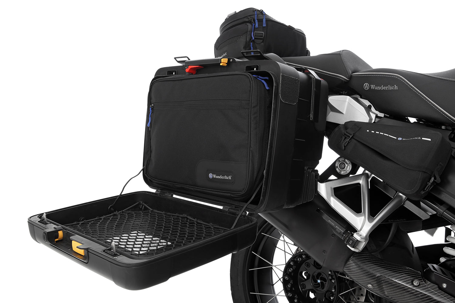 Wunderlich Vario Suitcase Inner Pocket Piece | Black | BMW R 1300 GS - Pyramid Motorcycle Accessories
