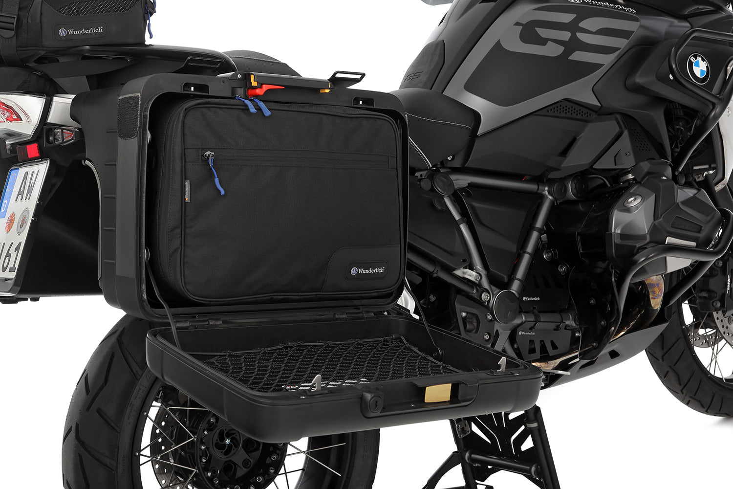 Wunderlich Vario Suitcase Inner Pocket Set | Black | BMW R 1300 GS - Pyramid Motorcycle Accessories