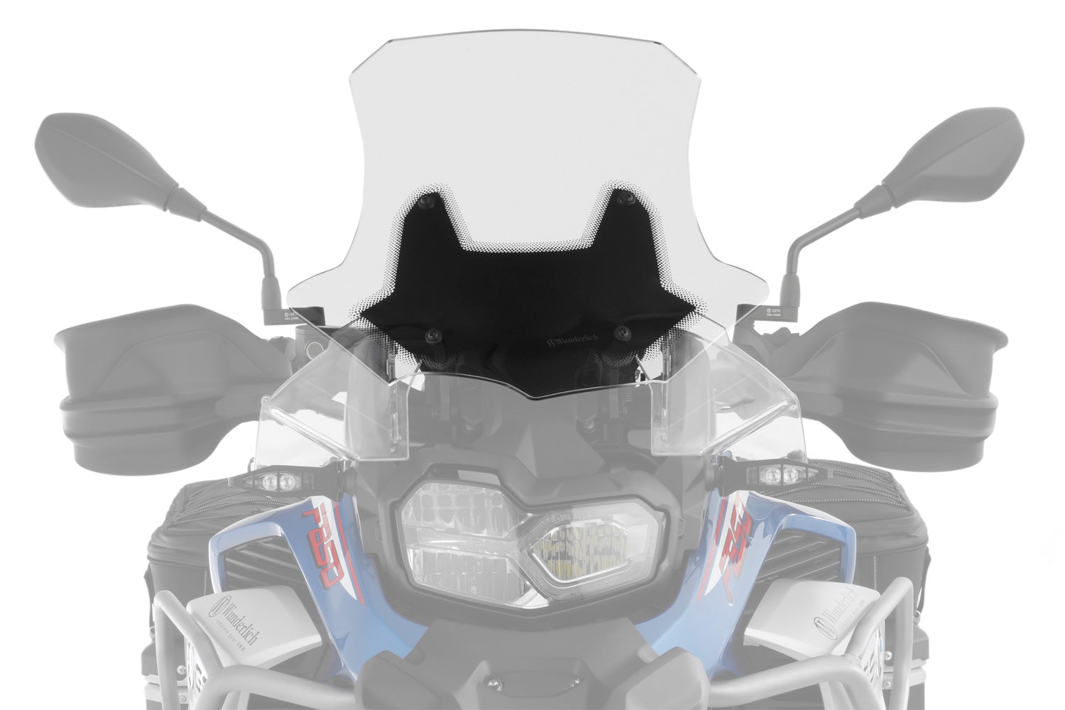 Wunderlich Marathon Vehicles with Original Windscreen Adjustment | Light Smoke | BMW F 750 GS - Pyramid Motorcycle Accessories