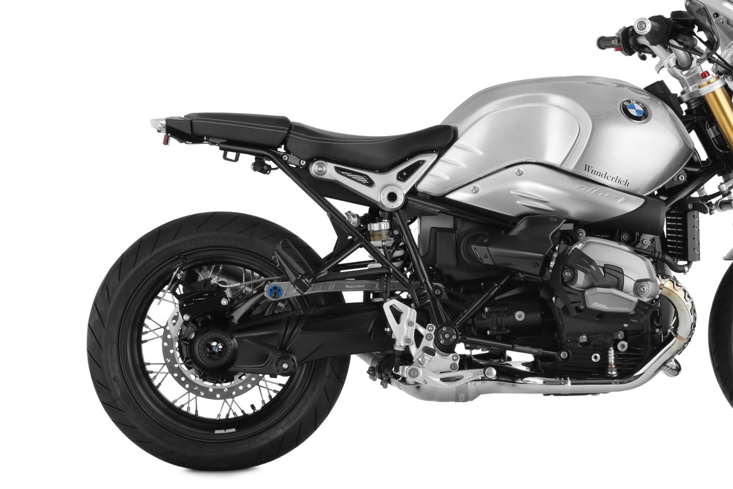 Wunderlich Tail Conversion Incl Taillight | Black | BMW R nineT - Pyramid Motorcycle Accessories