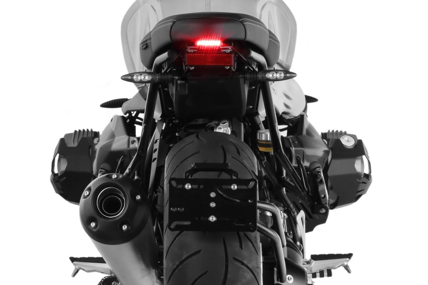 Wunderlich Swing with Tail Light Conversion Devils-Eye | Black | BMW R nineT - Pyramid Motorcycle Accessories