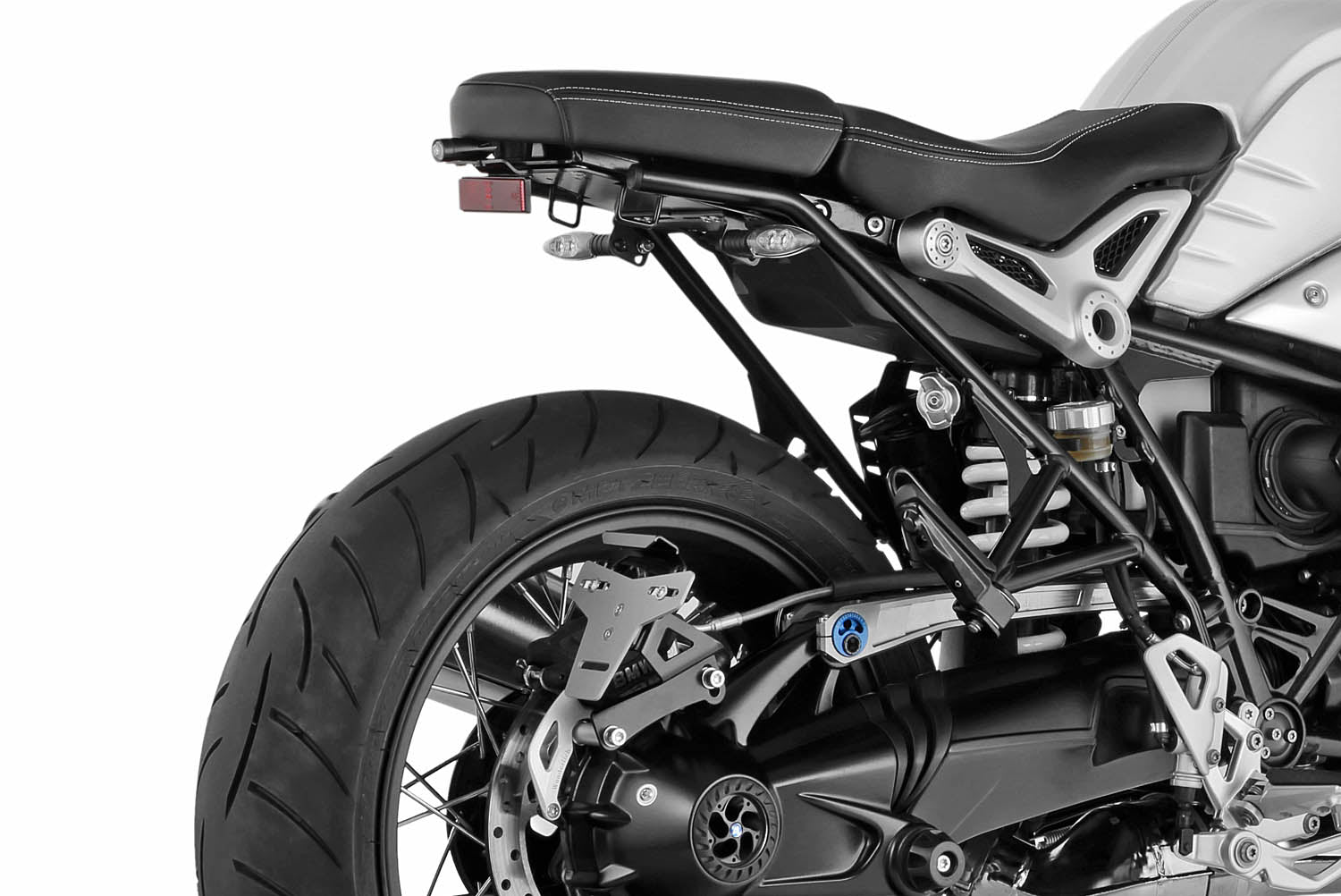 Wunderlich Tail Conversion Low with Holder For Original Rear Light | Black - Pyramid Motorcycle Accessories