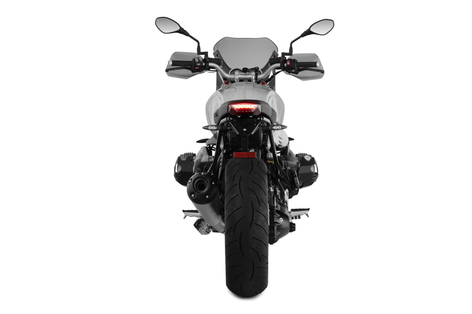 Wunderlich Tail Conversion Swing with Holder Original Rear Light | Black | BMW R nineT - Pyramid Motorcycle Accessories