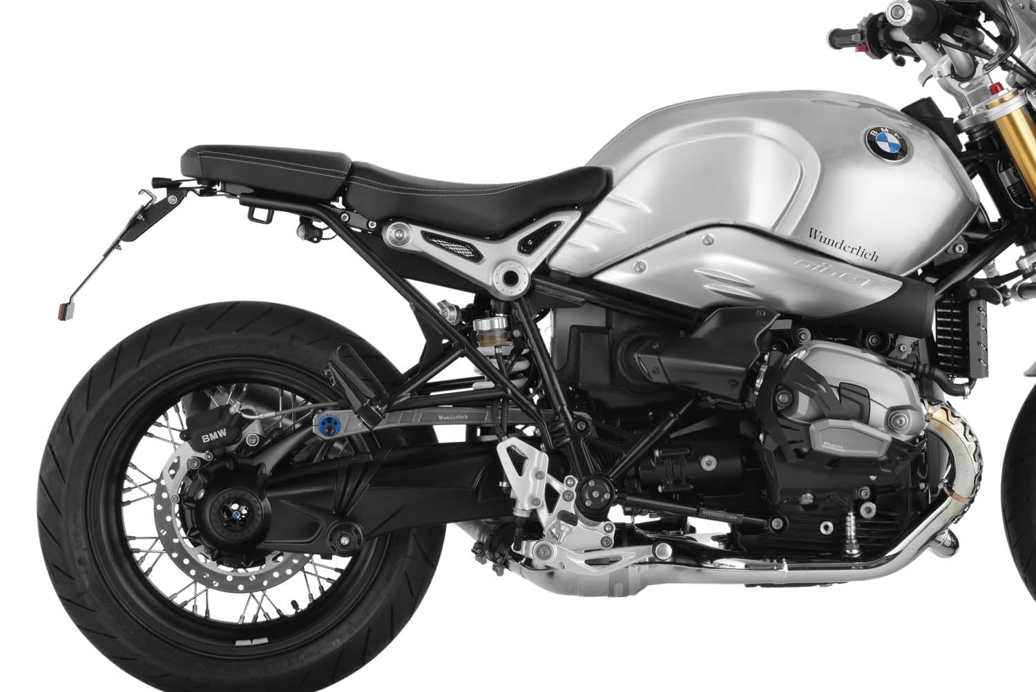 Wunderlich Sport with Tail Light Conversion Stripe | Black | BMW R nineT - Pyramid Motorcycle Accessories