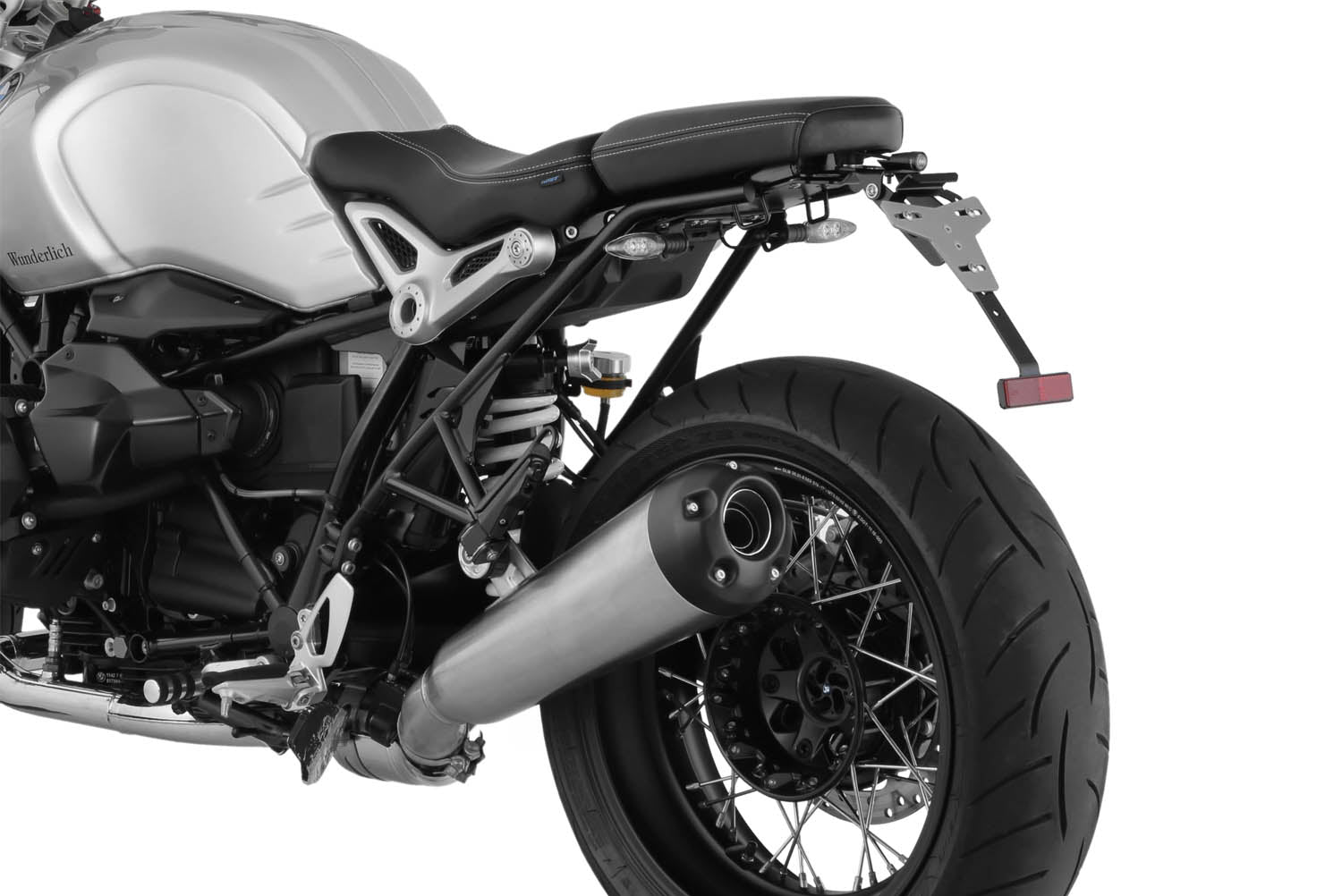 Wunderlich Sport with Tail Light Conversion Stripe | Black | BMW R nineT - Pyramid Motorcycle Accessories