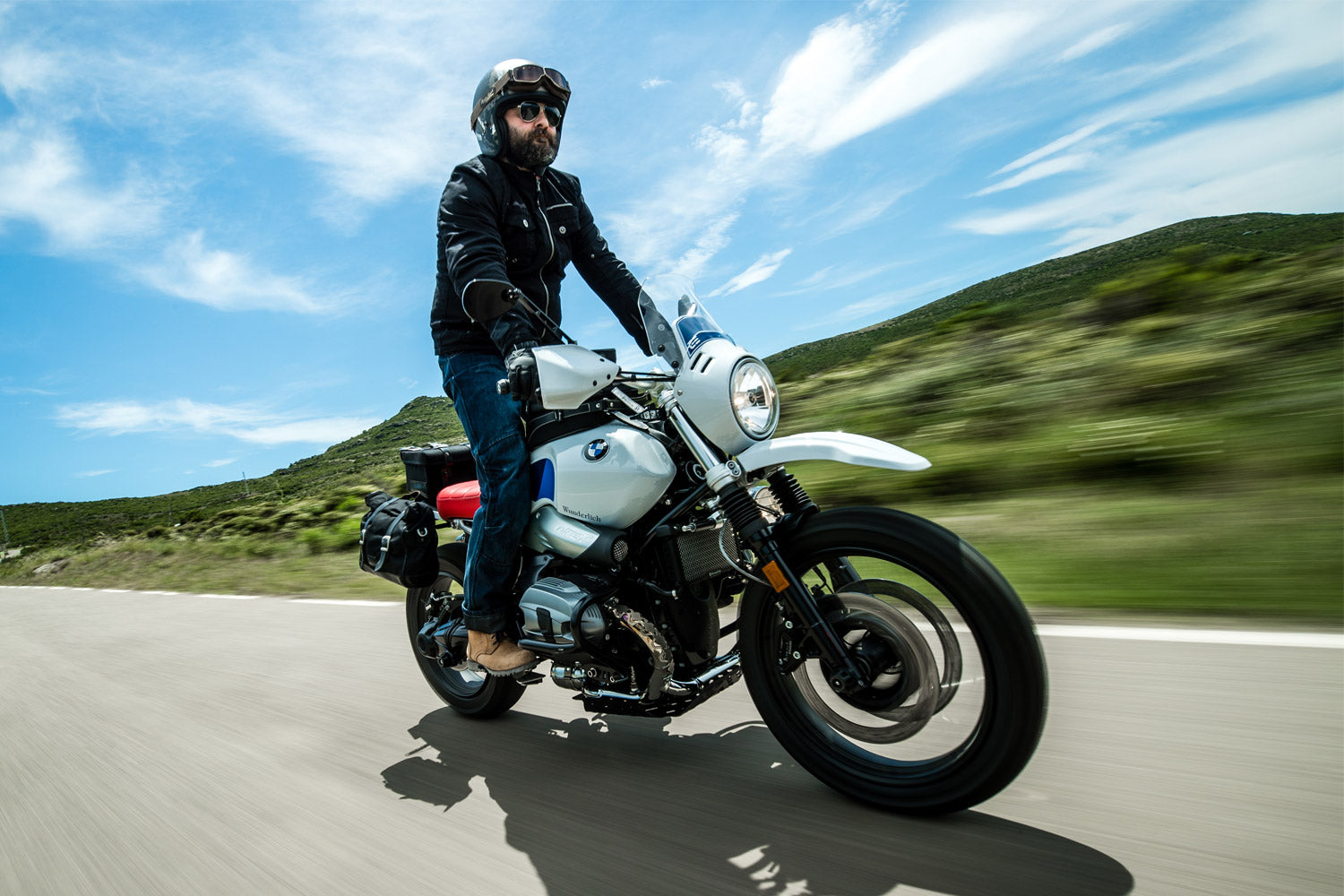 Wunderlich Side Bag Mammut Piece | Brown | BMW R nineT - Pyramid Motorcycle Accessories