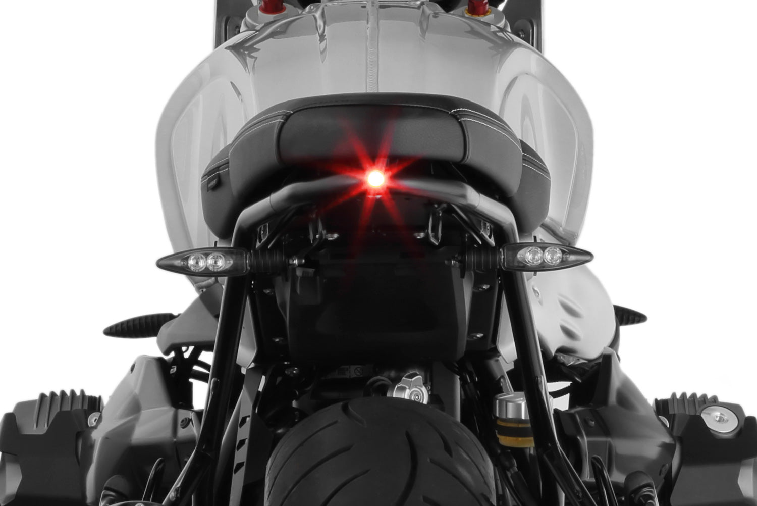 Wunderlich Tail Conversion without Taillight | Black | BMW S 1000 XR - Pyramid Motorcycle Accessories