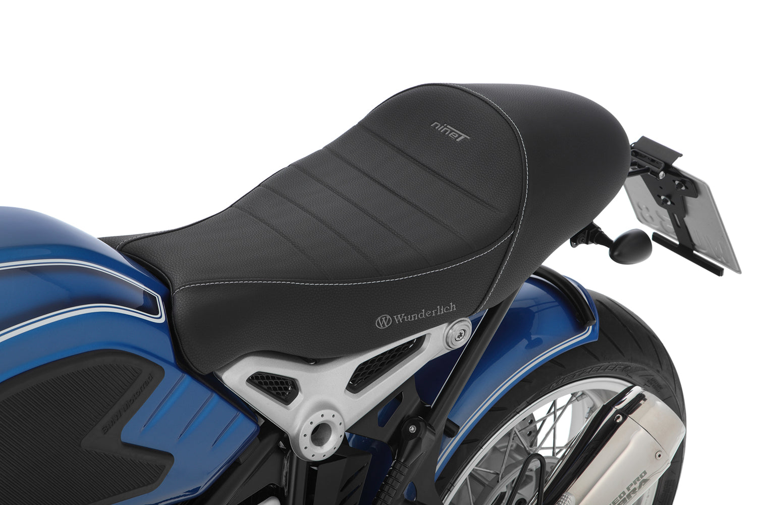 Wunderlich Passenger Seat Aktivkomfort Standard with Seat Heating | Black | BMW R 1250 R - Pyramid Motorcycle Accessories