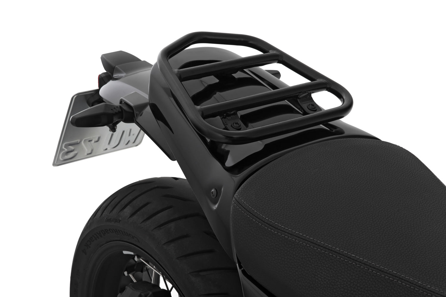 Wunderlich Rear Cover with Luggage Rack | Black | BMW R 12 nineT - Pyramid Motorcycle Accessories