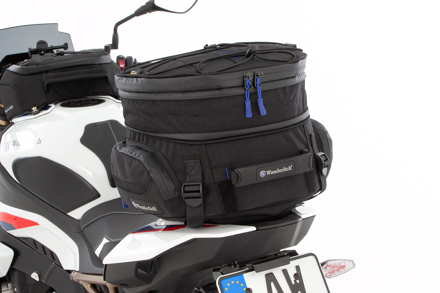 Wunderlich “Elephant” Seat and Luggage Rack Bag | Black | R nineT - Pyramid Motorcycle Accessories