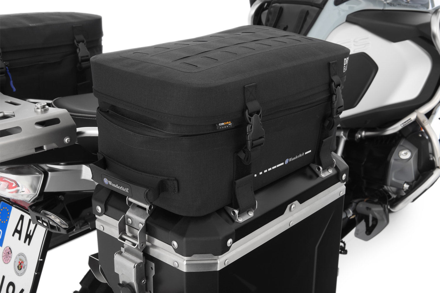 Wunderlich Top Case Bag Elephant Drybag | Black | BMW R nineT - Pyramid Motorcycle Accessories