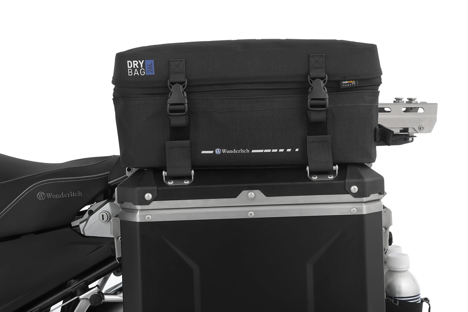 Wunderlich Top Case Bag Elephant Drybag Right | Black | BMW F 650 GS - Pyramid Motorcycle Accessories