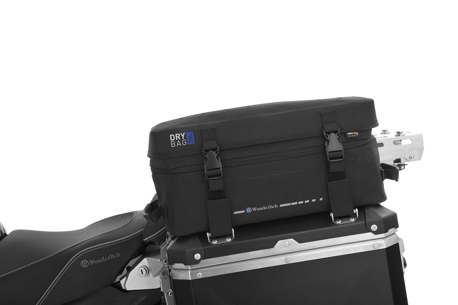 Wunderlich Top Case Bag Elephant Drybag Right | Black | BMW F 650 GS - Pyramid Motorcycle Accessories