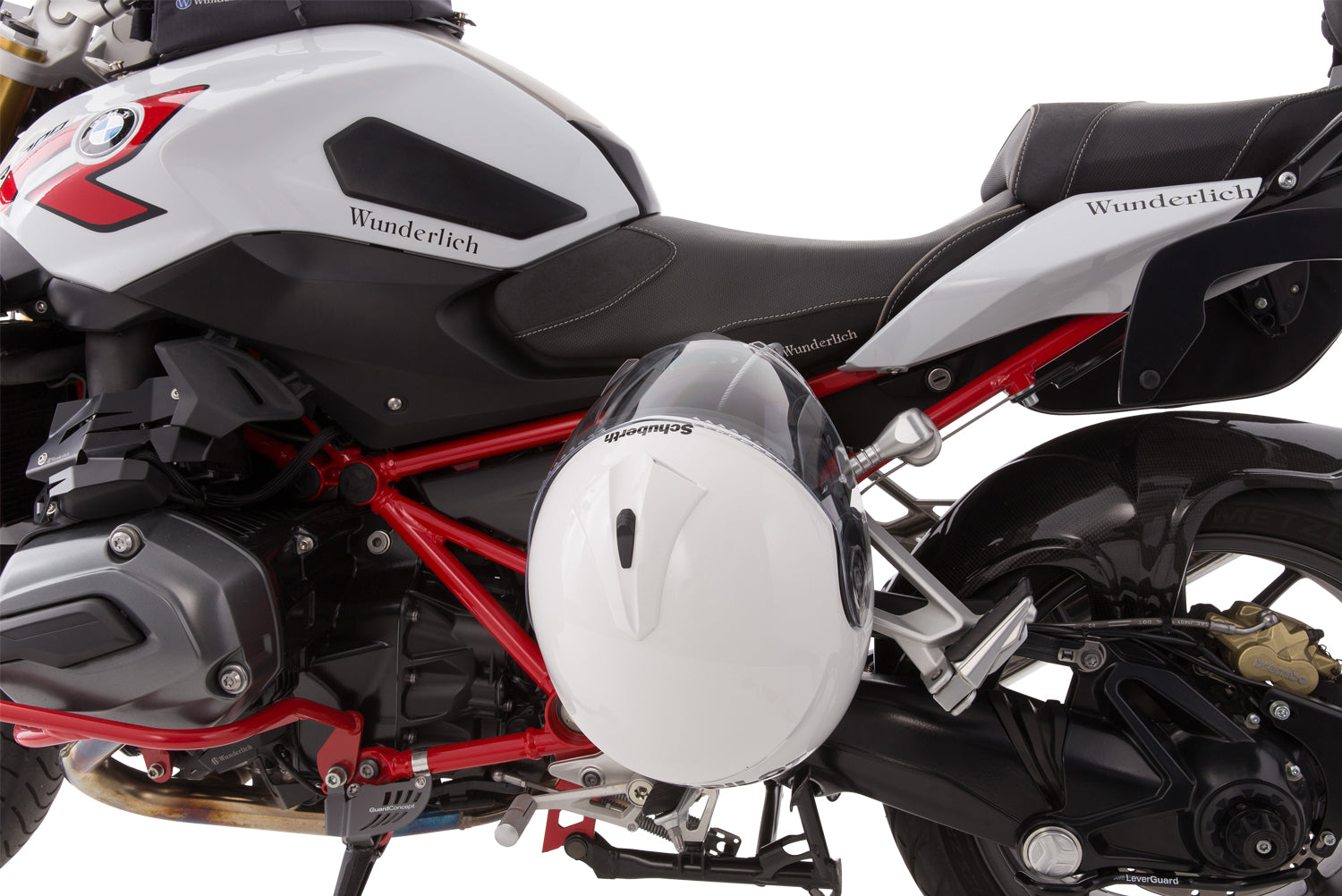 Wunderlich Helmet Anti-theft System Helm-lock | Silver | BMW F 900 GS - Pyramid Motorcycle Accessories