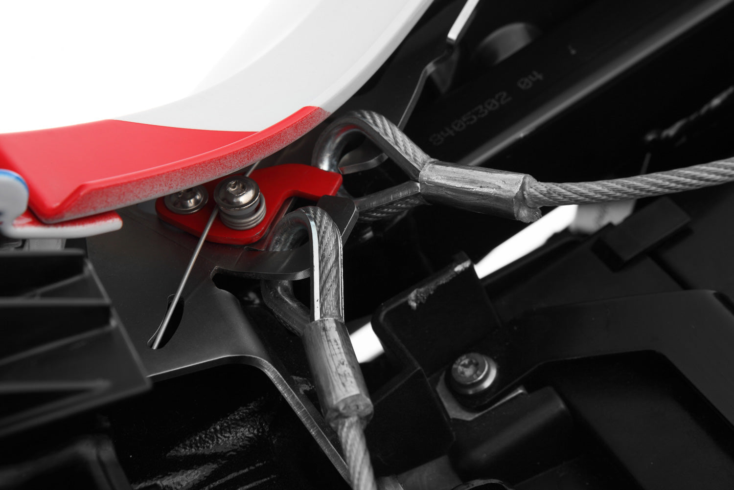 Wunderlich Helmet Anti-theft System Helm-lock | Silver - Pyramid Motorcycle Accessories
