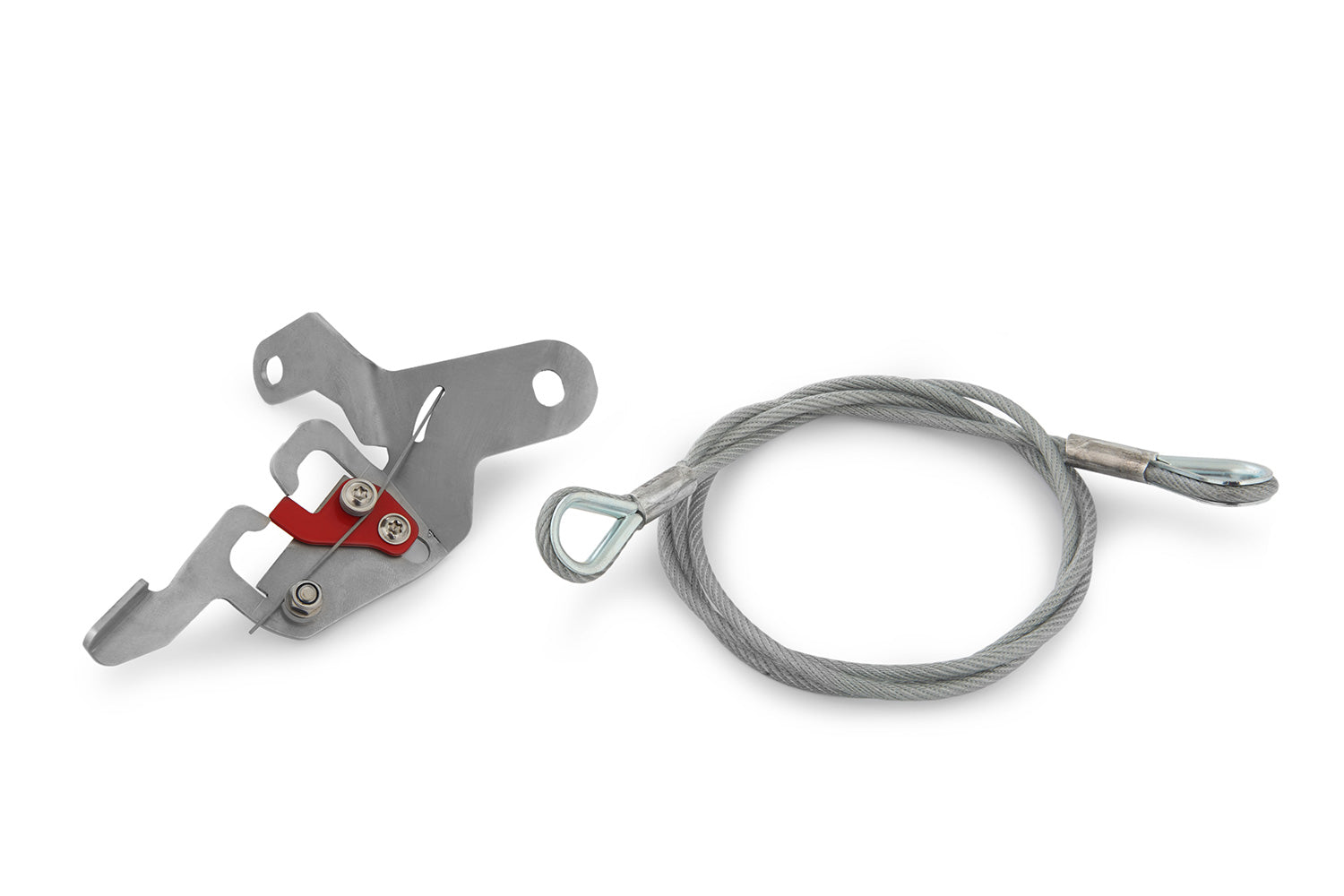 Wunderlich Helmet Anti-theft System Helm-lock | Silver - Pyramid Motorcycle Accessories