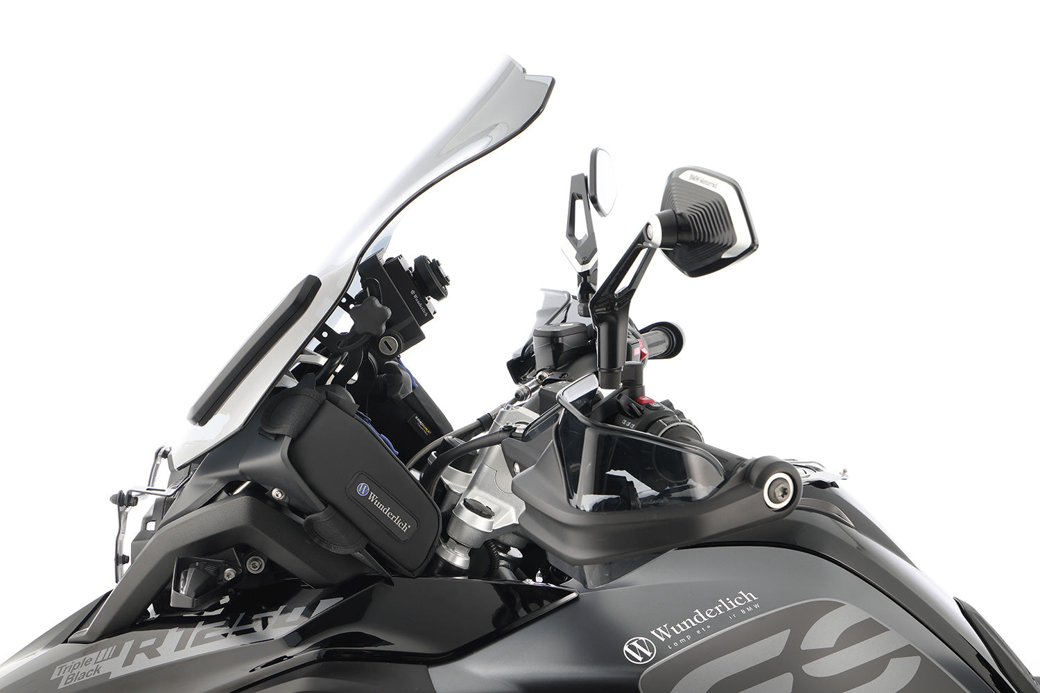 Wunderlich Wind Deflector Bags Set | Black | BMW R 1300 GS Adventure - Pyramid Motorcycle Accessories