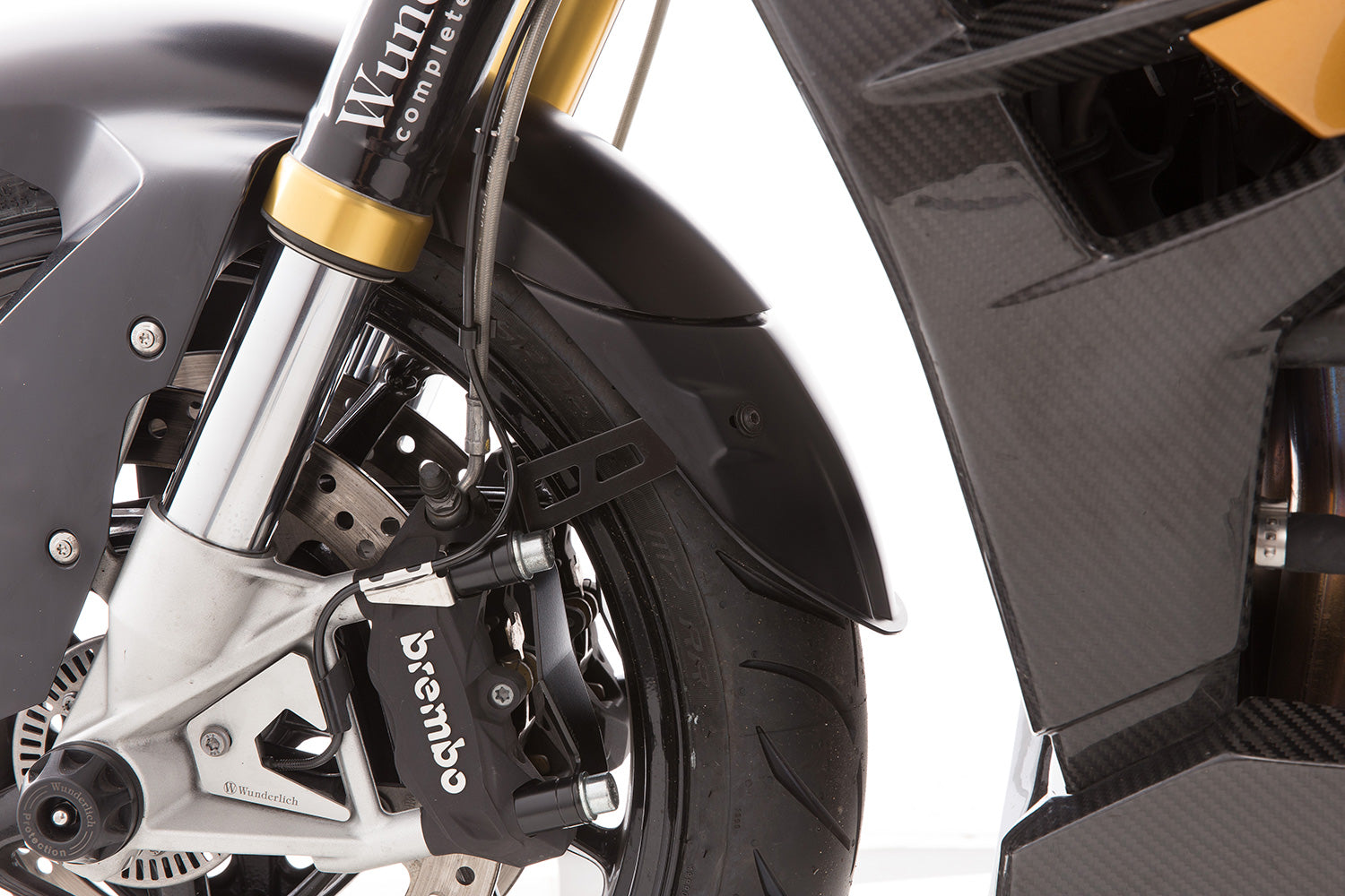 Wunderlich Mudguard Extension Extenda Fender XL Front | Black | BMW S 1000 XR - Pyramid Motorcycle Accessories