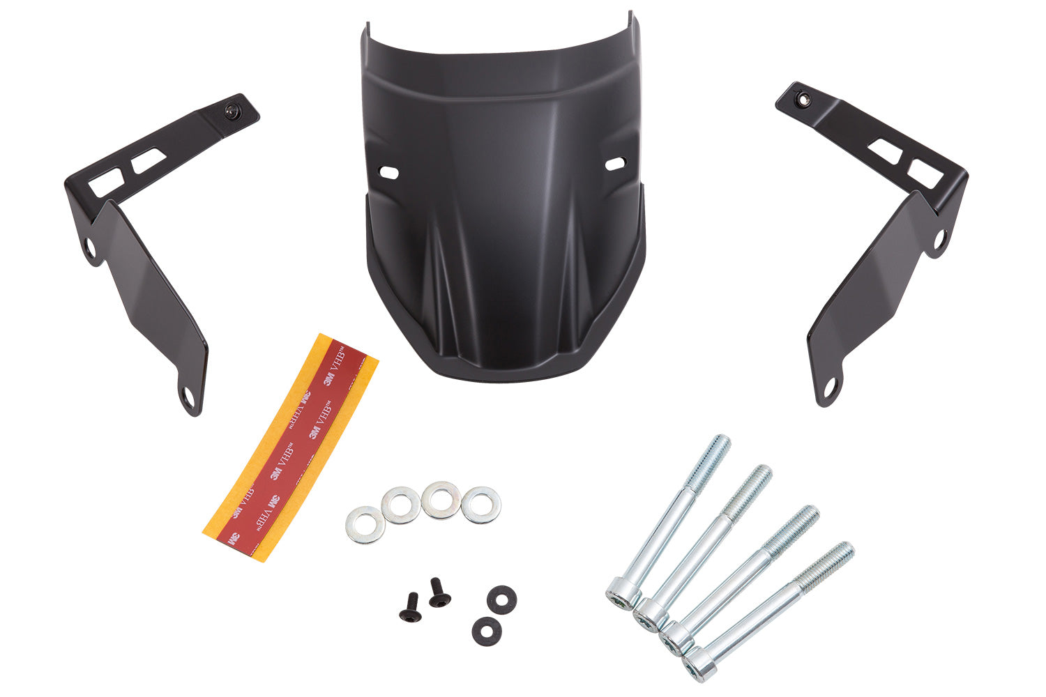 Wunderlich Mudguard Extension Extenda Fender XL Front | Black | BMW S 1000 XR - Pyramid Motorcycle Accessories