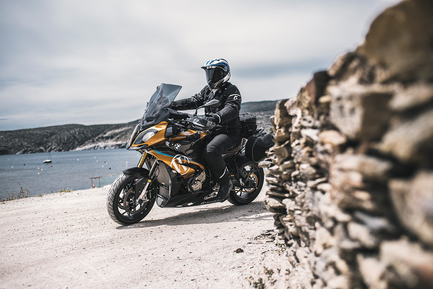 Wunderlich Mudguard Extension Extenda Fender XL Front | Black | BMW S 1000 XR - Pyramid Motorcycle Accessories