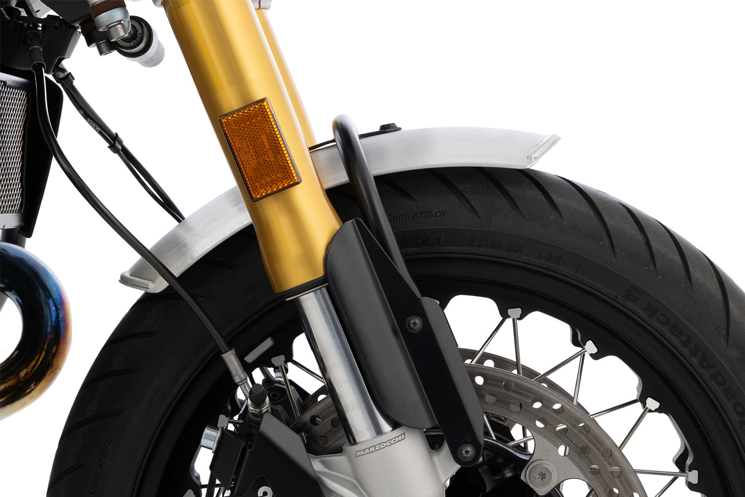 Wunderlich Classic Front Fender Low | Silver | BMW R nineT - Pyramid Motorcycle Accessories