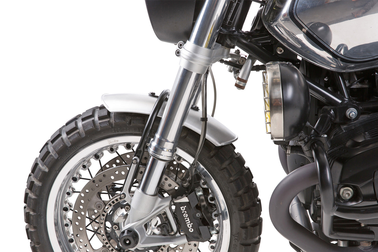 Wunderlich Classic Front Fender Low | Silver | BMW R nineT - Pyramid Motorcycle Accessories