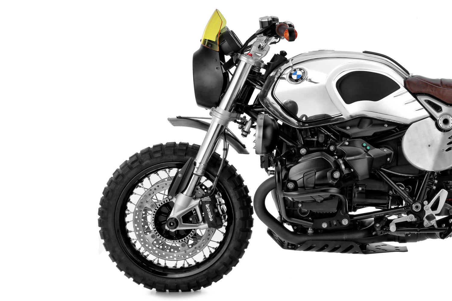 Wunderlich Classic Front Fender Low | Silver | BMW R nineT - Pyramid Motorcycle Accessories