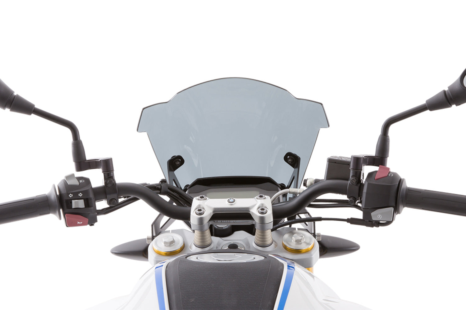 Wunderlich Windshield Sport Medium | Smoked Grey - Pyramid Motorcycle Accessories