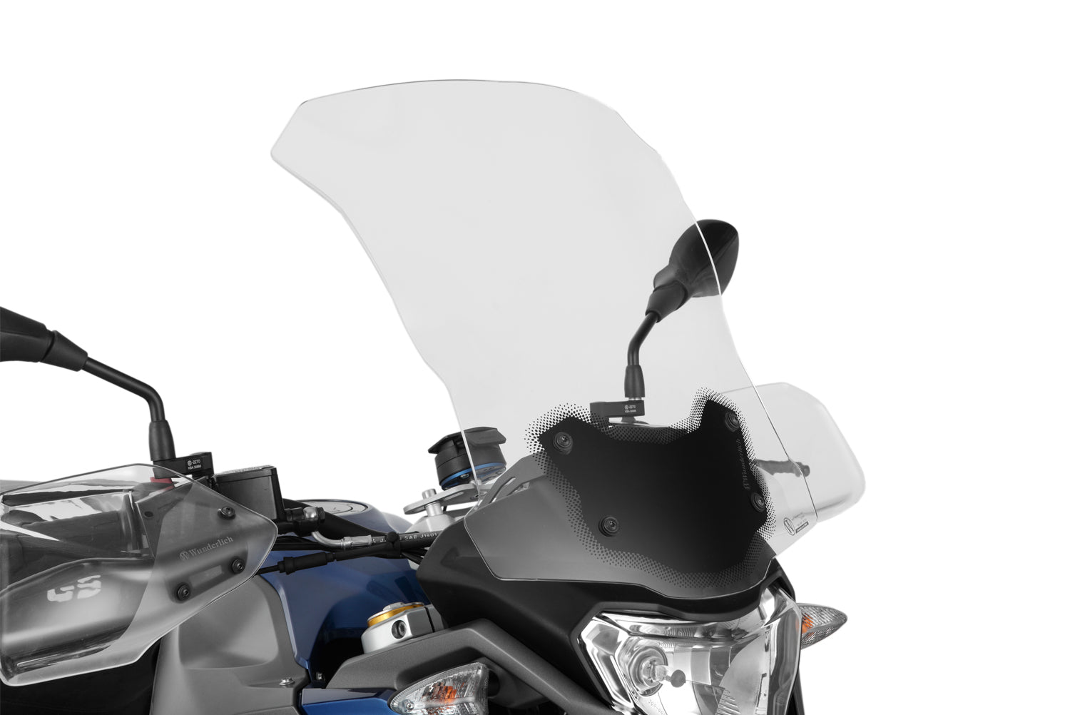 Wunderlich Windshield Marathon Pro Models without ACC | Clear | BMW R 1300 GS - Pyramid Motorcycle Accessories