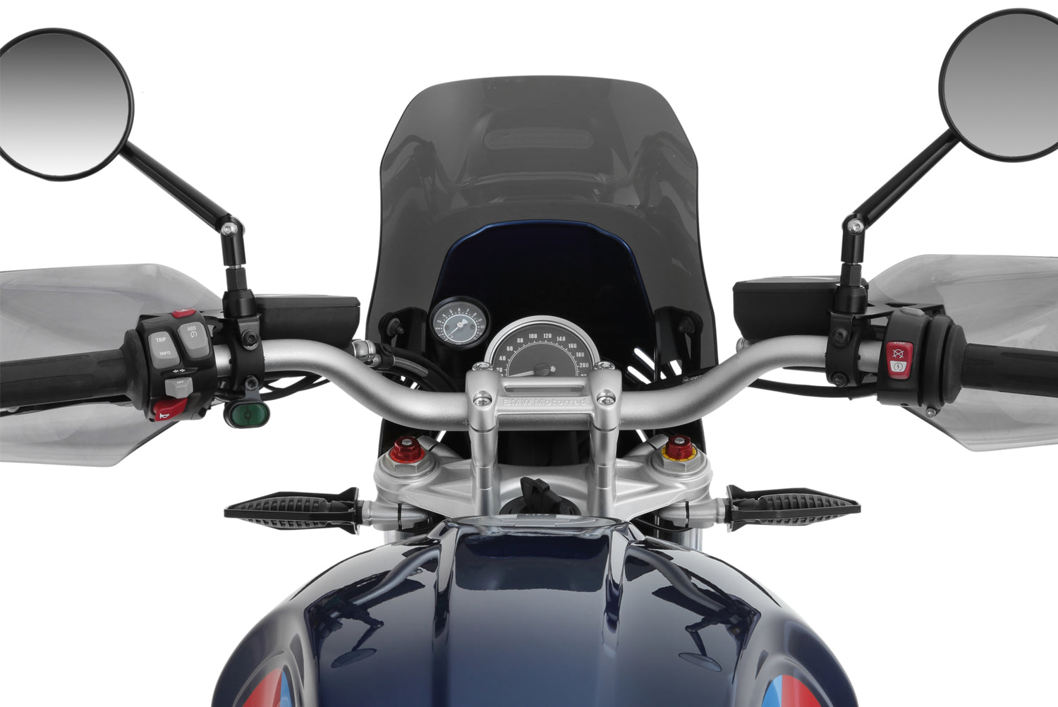Wunderlich Screen For Cockpit Fairing without Orig. Rev Counter | Clear - Pyramid Motorcycle Accessories