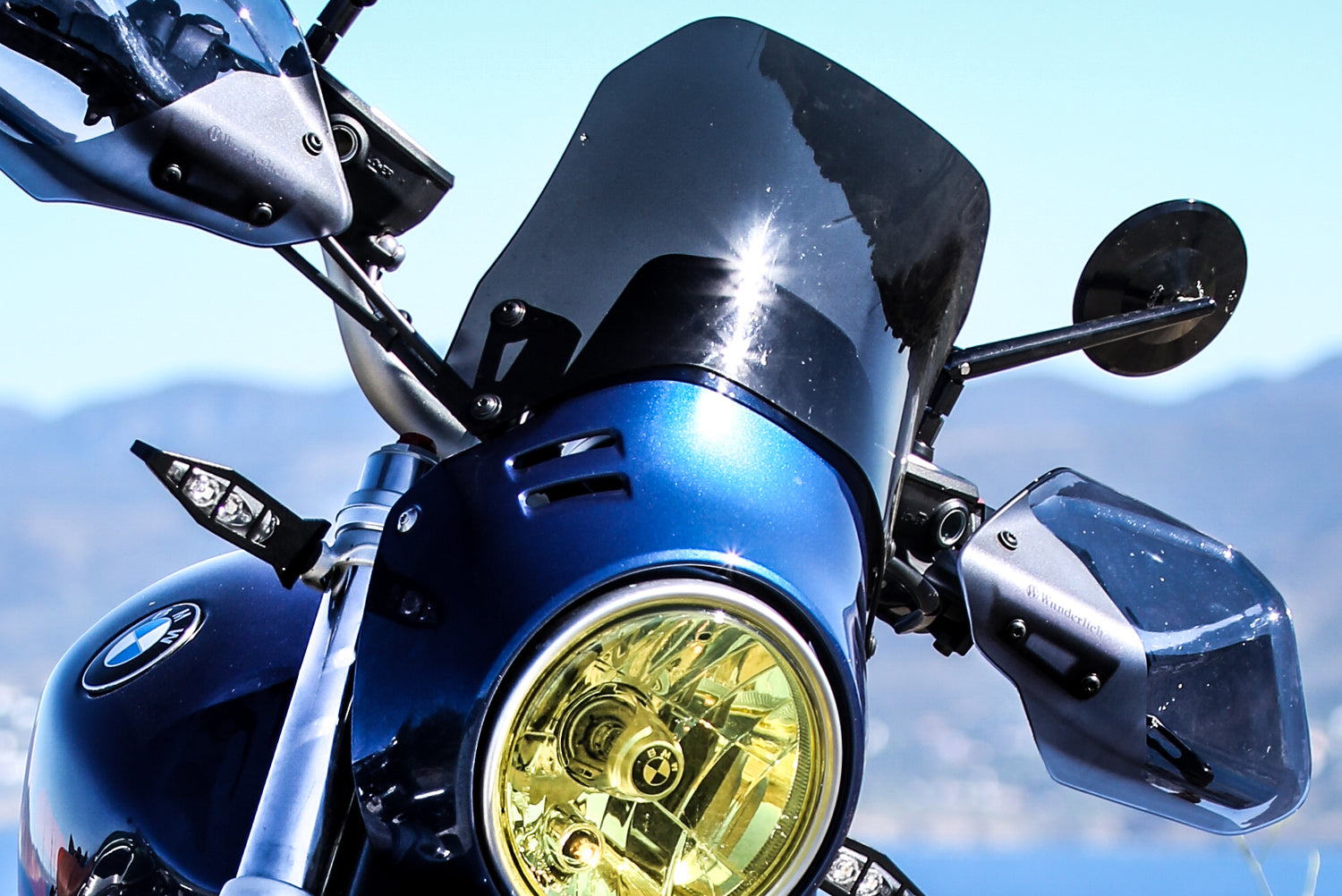 Wunderlich Screen For Cockpit Fairing without Orig. Rev Counter | Light Smoked - Pyramid Motorcycle Accessories