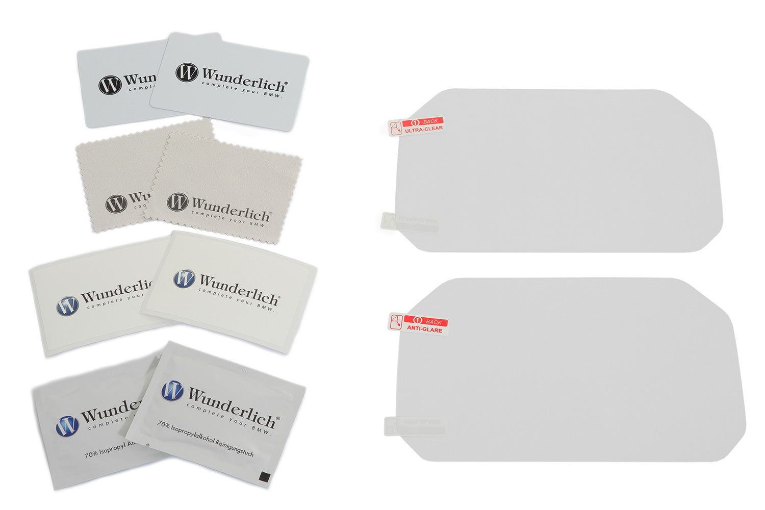 Wunderlich Display Protection Film Set | Clear - Pyramid Motorcycle Accessories
