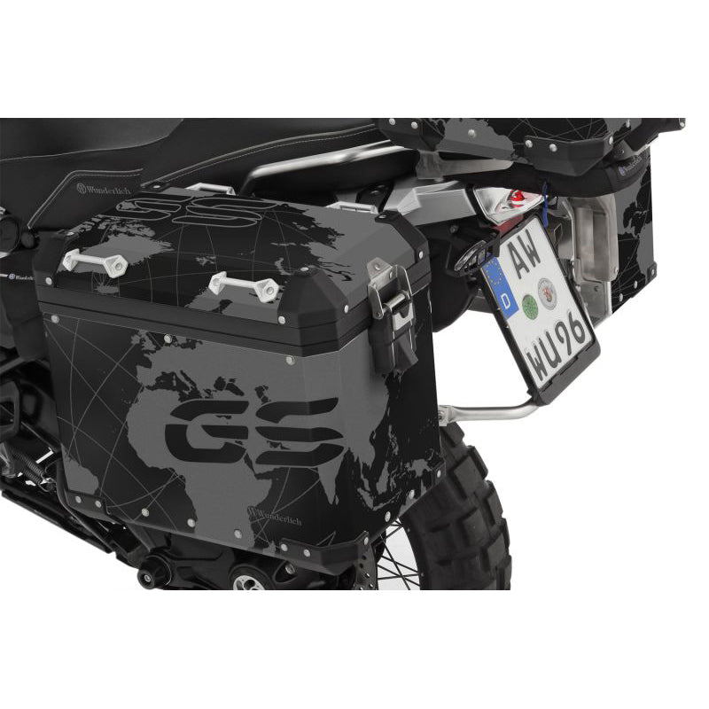 Wunderlich Decal Film for BMW Aluminum Case Set | Black - Pyramid Motorcycle Accessories