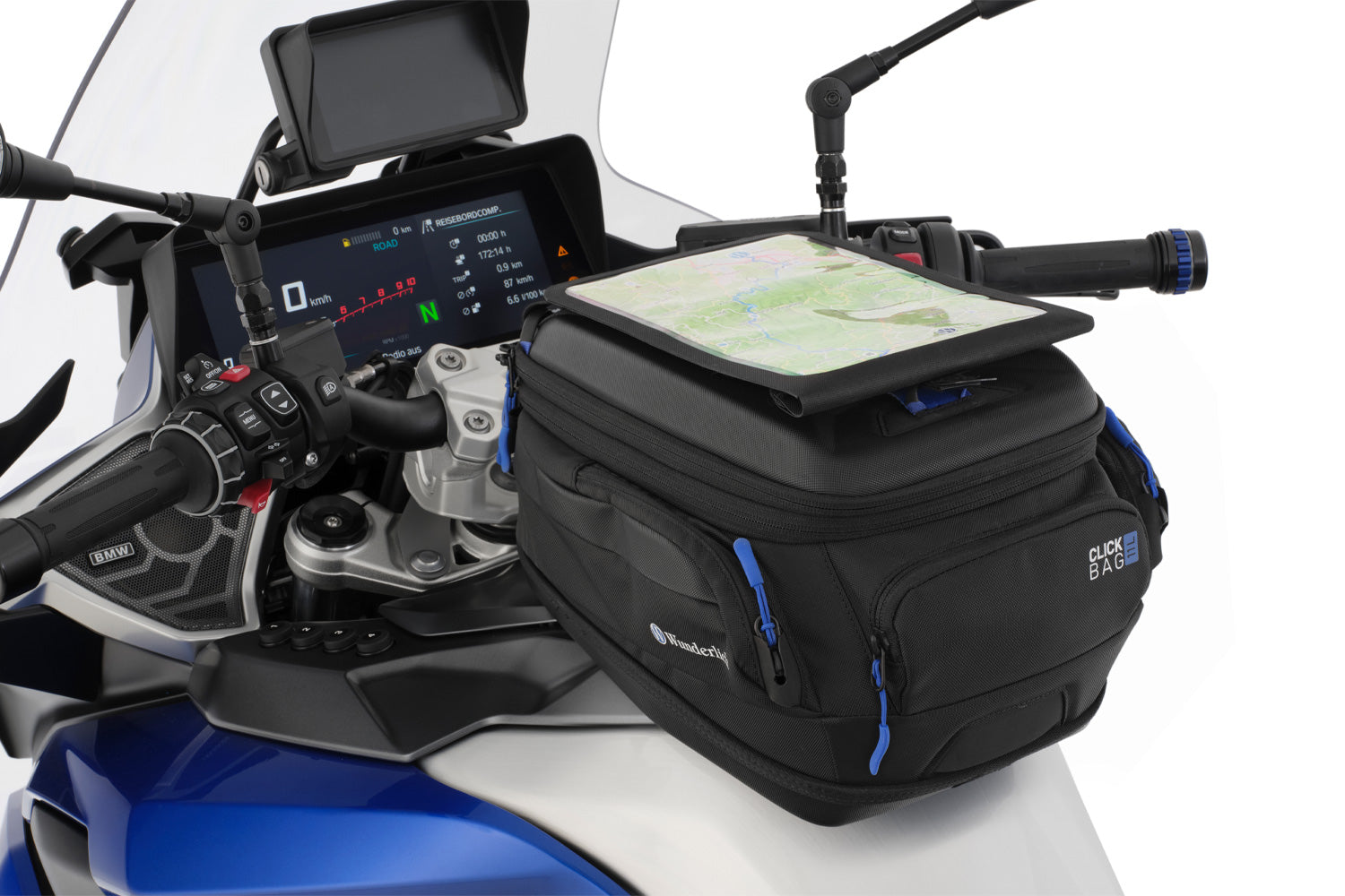 Wunderlich Tank Bag Click Bag 11 | Black | BMW R 12 - Pyramid Motorcycle Accessories
