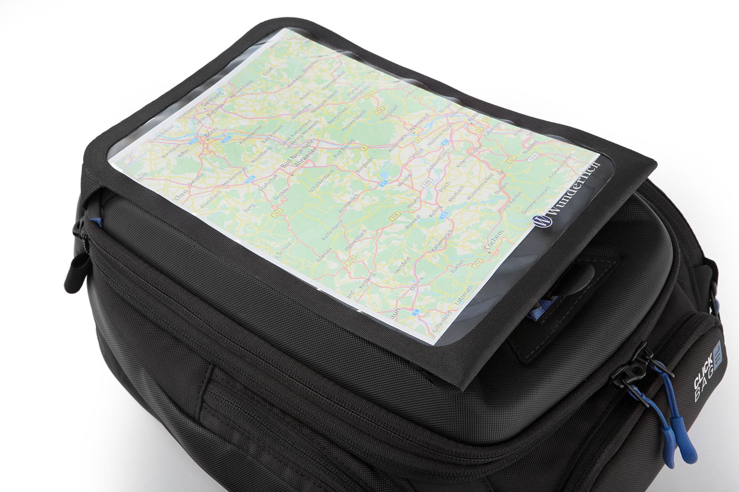 Wunderlich Tablet and Map Case For Click Bag Din A4 | Black | BMW R nineT - Pyramid Motorcycle Accessories