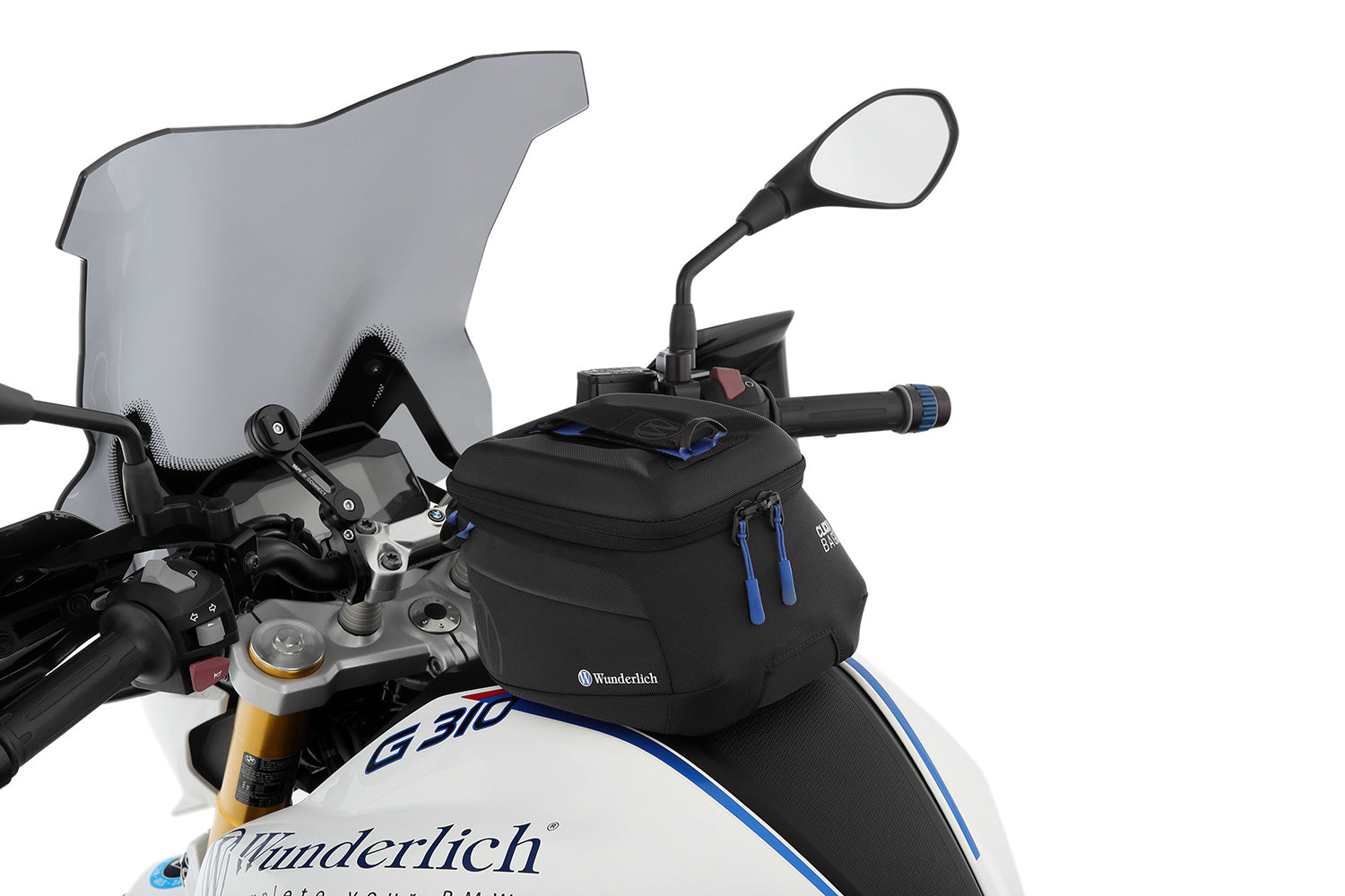 Wunderlich Tank Ring For Tank Click Bag | Black | BMW F 900 GS - Pyramid Motorcycle Accessories